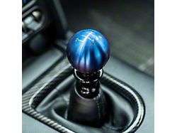 Billetworkz Sphere Titanium 6-Speed Shift Knob; Torched (11-14 Mustang GT, V6)
