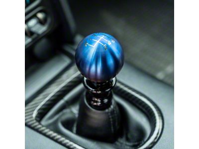 Billetworkz Sphere Titanium 6-Speed Shift Knob; Torched (11-14 Mustang GT, V6)