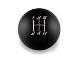 Billetworkz Sphere Weighted 5-Speed Shift Knob; Matte Black (05-10 Mustang GT, V6)