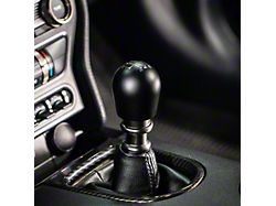 Billetworkz Short Teardrop Weighted 6-Speed Shift Knob; Matte Black (15-25 Mustang, Excluding GT350 & GT500)