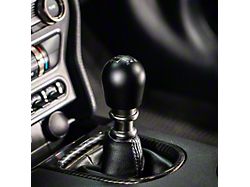 Billetworkz Short Teardrop Weighted 6-Speed Shift Knob; Matte Black (15-24 Mustang, Excluding GT350 & GT500)