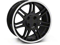 10th Anniversary Cobra Style Black Wheel; 17x9; 18mm Offset (87-93 Mustang, Excluding Cobra)