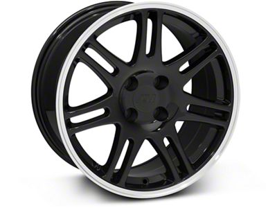 10th Anniversary Cobra Style Black Wheel; 17x9 (87-93 Mustang, Excluding Cobra)