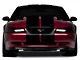 SEC10 Lemans Stripes; Gloss Black; 12-Inch (94-04 Mustang)