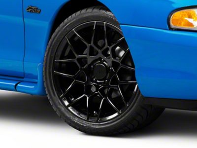 2013 GT500 Style Gloss Black Wheel; 18x9 (94-98 Mustang)