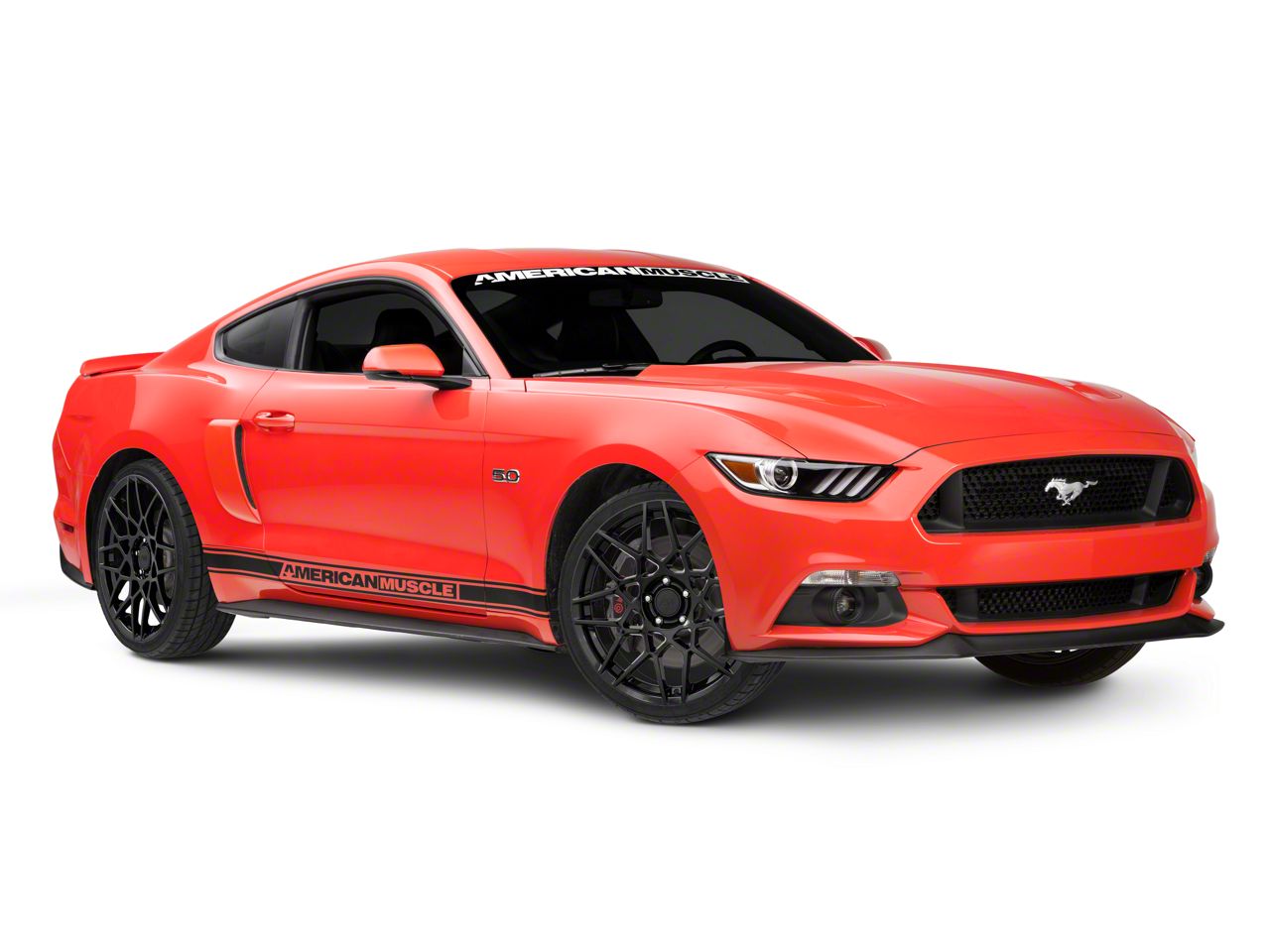 Mustang 2013 GT500 Style Gloss Black Wheel; Rear Only; 19x10