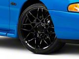 2013 GT500 Style Gloss Black Wheel; 19x8.5; 30mm Offset (94-98 Mustang)