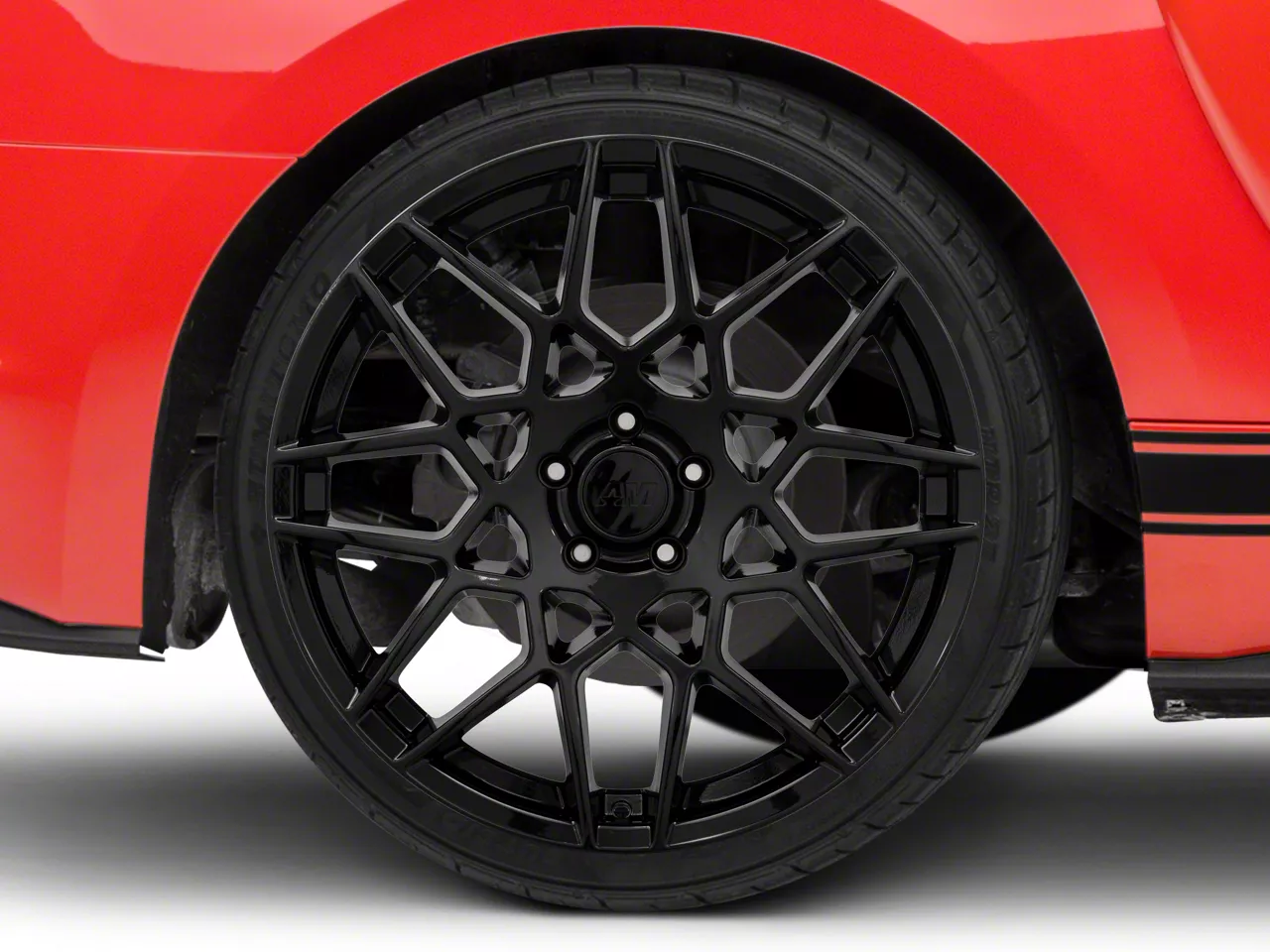 Mustang 2020 GT500 Style Gloss Black Wheel; Rear Only; 19x10