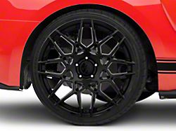 2013 GT500 Style Gloss Black Wheel; Rear Only; 20x10 (15-23 Mustang GT, EcoBoost, V6)