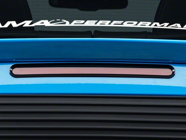 SpeedForm Third Brake Light Trim; Black (10-14 Mustang GT, V6)