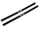 OPR Door Sill Plates with 5.0 Emblem; Black (79-93 Mustang)