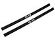 OPR Door Sill Plates with 5.0 Emblem; Black (79-93 Mustang)