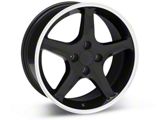 1995 Cobra R Style Gloss Black Wheel; 17x8; 18mm Offset (87-93 Mustang, Excluding Cobra)