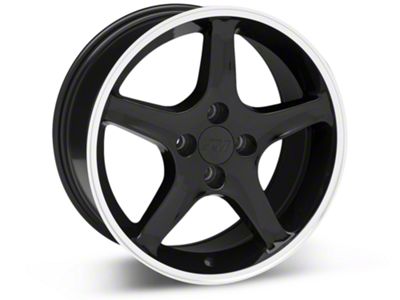 1995 Cobra R Style Gloss Black Wheel; 17x8 (87-93 Mustang, Excluding Cobra)