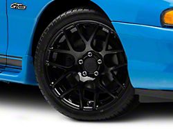AMR Gloss Black Wheel; 18x9; 30mm Offset (94-98 Mustang)