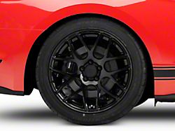 AMR Gloss Black Wheel; Rear Only; 19x10; 48mm Offset (15-23 Mustang GT, EcoBoost, V6)