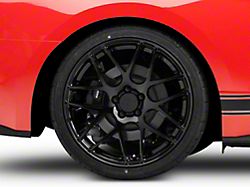 AMR Gloss Black Wheel; Rear Only; 20x10; 48mm Offset (15-23 Mustang GT, EcoBoost, V6)