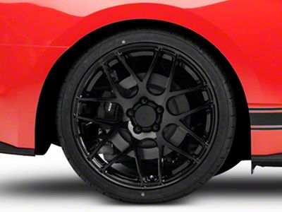 AMR Gloss Black Wheel; Rear Only; 20x10; 48mm Offset (15-23 Mustang GT, EcoBoost, V6)
