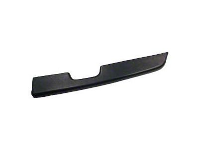 Door Armrest Pad for Right Power Window; Black (87-93 Mustang)