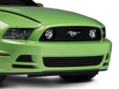 Modern Billet Grille; Black (13-14 Mustang GT)