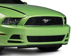 Modern Billet Grille; Black (13-14 Mustang V6)