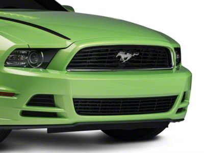 Modern Billet Grille; Black (13-14 Mustang V6)