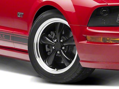 Bullitt Gloss Black Wheel; 18x8 (05-09 Mustang GT, V6)