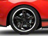 Deep Dish Bullitt Gloss Black Wheel; Rear Only; 20x10; 48mm Offset (15-23 Mustang EcoBoost w/o Performance Pack, V6)