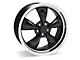 Deep Dish Bullitt Gloss Black Wheel; 20x8.5 (15-23 Mustang EcoBoost w/o Performance Pack, V6)