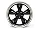 Deep Dish Bullitt Gloss Black Wheel; 20x8.5 (15-23 Mustang EcoBoost w/o Performance Pack, V6)