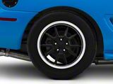 Deep Dish FR500 Style Gloss Black with Polished Lip Wheel; Rear Only; 17x10.5; 27mm Offset (94-98 Mustang)