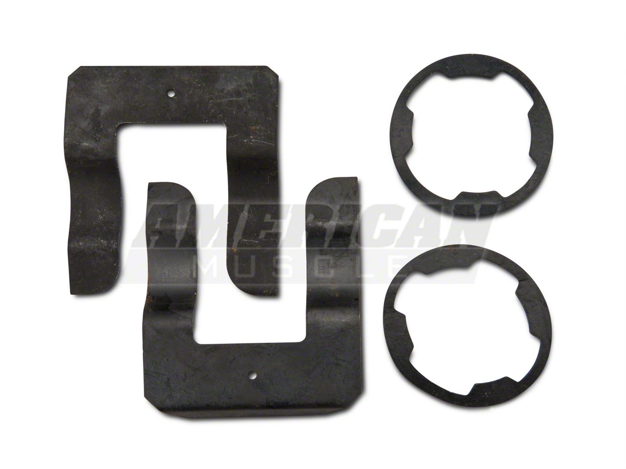 Mustang Door Lock Set; Black (90-93 Mustang) - Free Shipping