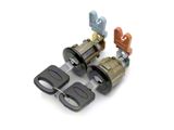 Door Locks; Black (96-98 Mustang)