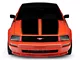 SEC10 Dual Hood Stripes; Gloss Black (05-09 Mustang GT, V6)