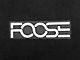 SpeedForm Front and Rear Floor Mats with FOOSE Logo; Black (99-04 Mustang)