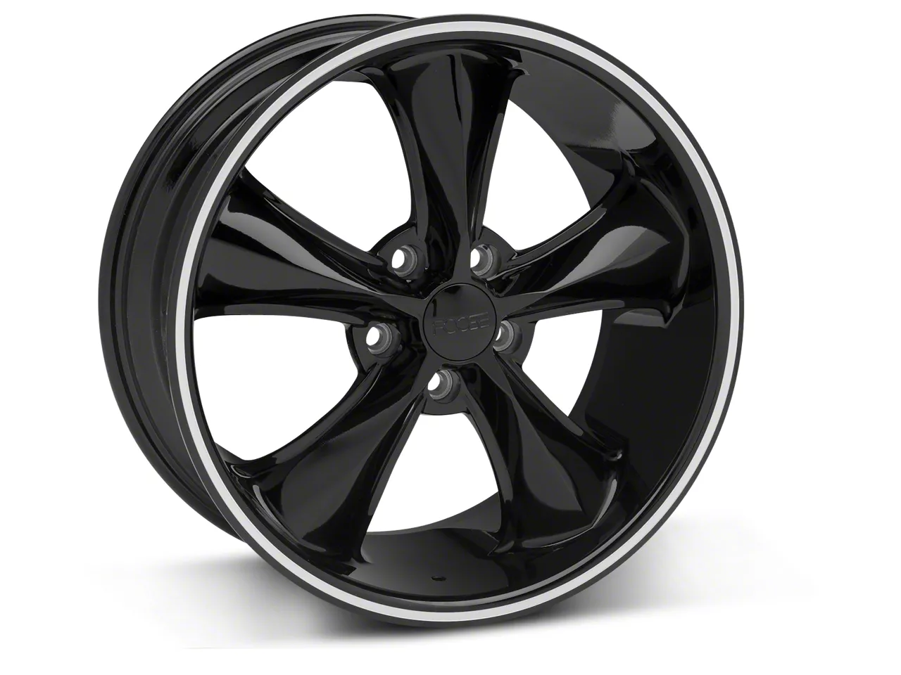 Foose Mustang Legend Gloss Black Wheel; 18x8.5; 34mm Offset