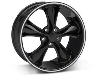 Foose Legend Gloss Black Wheel; 18x8.5 (05-09 Mustang GT, V6)