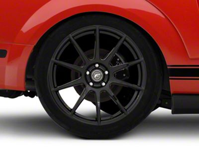 Forgestar CF10 Monoblock Piano Black Wheel; Rear Only; 20x11; 56mm Offset (05-09 Mustang)