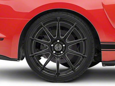 Forgestar CF10 Monoblock Piano Black Wheel; Rear Only; 20x11 (15-23 Mustang GT, EcoBoost, V6)