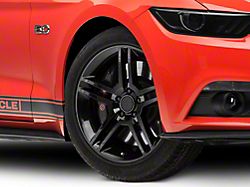 2010 GT500 Style Black Wheel; 19x8.5; 30mm Offset (15-23 Mustang GT, EcoBoost, V6)