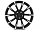 11/12 GT/CS Style Gloss Black Machined Wheel; Rear Only; 18x10 (05-09 Mustang GT, V6)