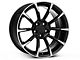 11/12 GT/CS Style Gloss Black Machined Wheel; 18x9 (94-98 Mustang)