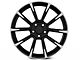 11/12 GT/CS Style Gloss Black Machined Wheel; 19x8.5 (94-98 Mustang)