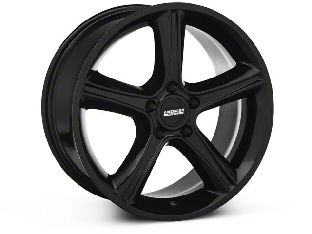 2010 GT Premium Style Black Wheel; 18x9 (87-93 Mustang w/ 5-Lug Conversion)