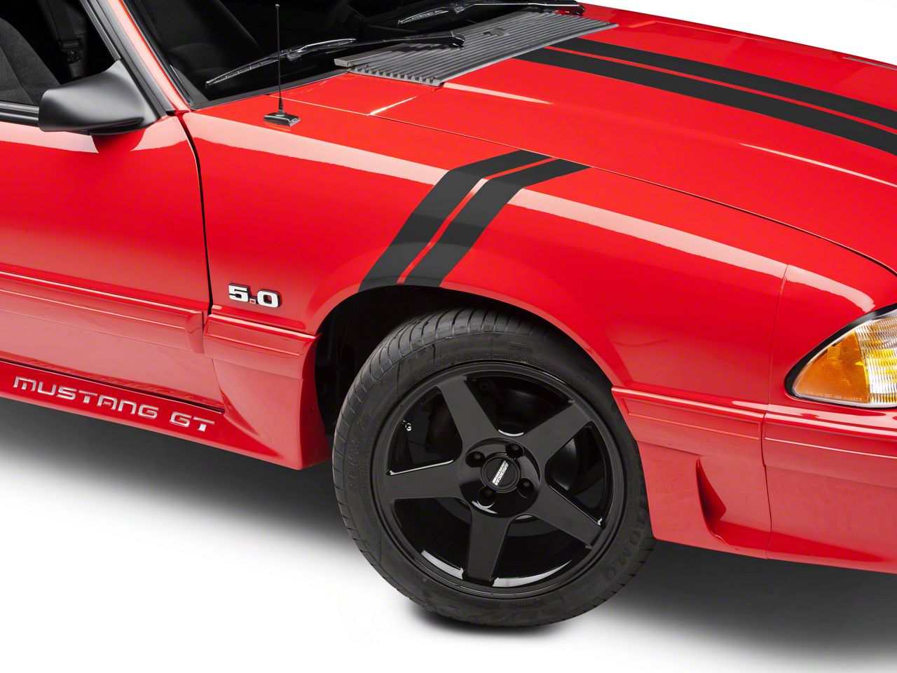 SEC10 Mustang Hash Marks; Black 26356G79 (79-93 Mustang