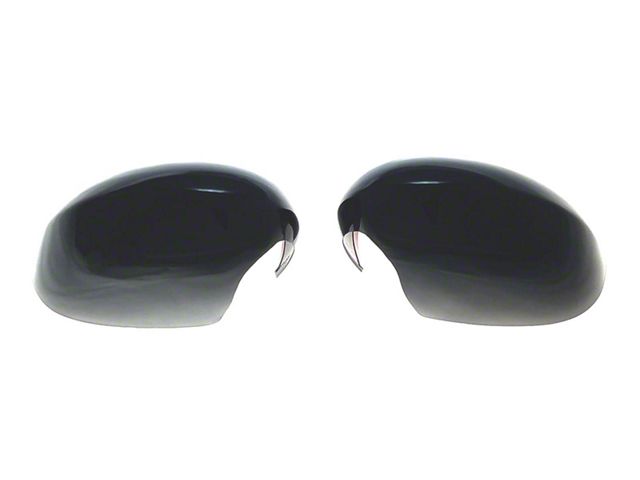 Door Mirror Covers; Gloss Black (08-23 Challenger)