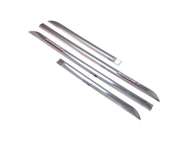 Body Trim Molding; Chrome ABS Tape-On 4 Pcs (06-10 Charger)