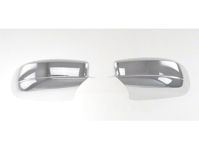 Door Mirror Cover; Chrome ABS 2 Pieces Tape-On (2011 Charger)