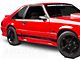 Rocker Stripes with Mustang Lettering; Black (79-93 Mustang)