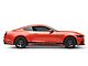 Rocker Stripes with Mustang GT Lettering; Black (15-23 Mustang)